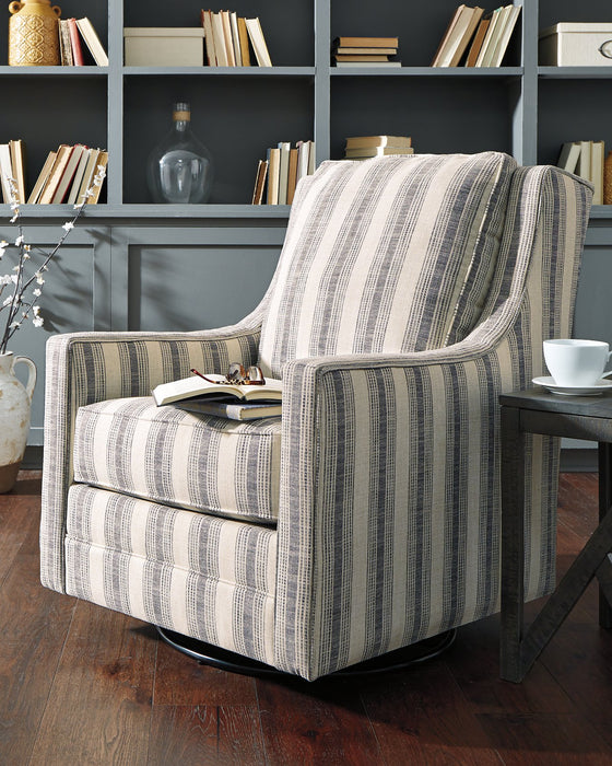 Kambria Swivel Glider Accent Chair - World Furniture Gallery (Newark, CA)