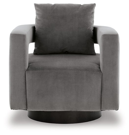 Alcoma Swivel Accent Chair - World Furniture Gallery (Newark, CA)