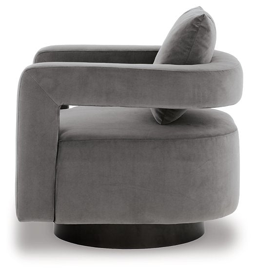 Alcoma Swivel Accent Chair - World Furniture Gallery (Newark, CA)