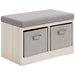 Blariden Storage Bench - World Furniture Gallery (Newark, CA)