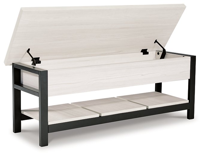 Rhyson Storage Bench - World Furniture Gallery (Newark, CA)