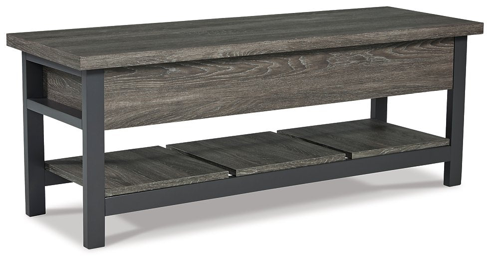 Rhyson Storage Bench - World Furniture Gallery (Newark, CA)