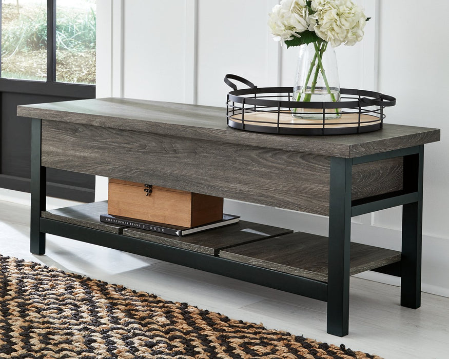 Rhyson Storage Bench - World Furniture Gallery (Newark, CA)