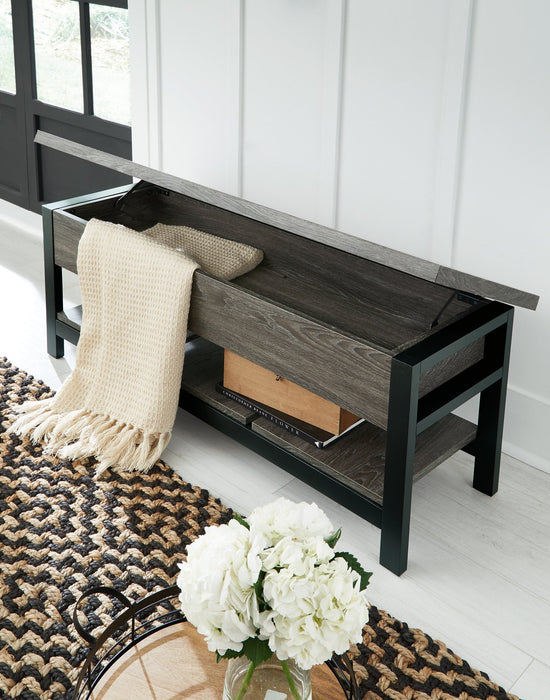 Rhyson Storage Bench - World Furniture Gallery (Newark, CA)