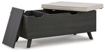 Yarlow Storage Bench - World Furniture Gallery (Newark, CA)