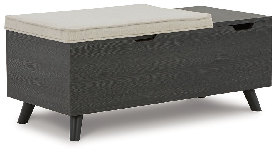 Yarlow Storage Bench - World Furniture Gallery (Newark, CA)