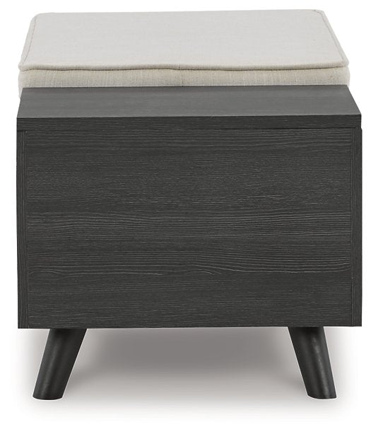 Yarlow Storage Bench - World Furniture Gallery (Newark, CA)