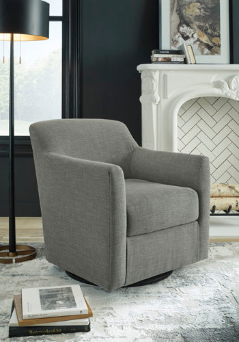 Bradney Swivel Accent Chair - World Furniture Gallery (Newark, CA)