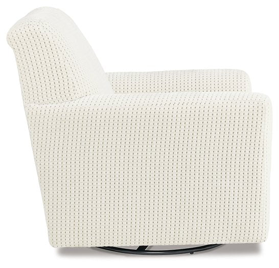 Herstow Swivel Glider Accent Chair - World Furniture Gallery (Newark, CA)