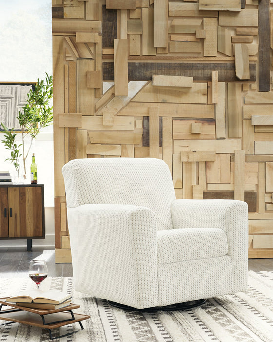 Herstow Swivel Glider Accent Chair - World Furniture Gallery (Newark, CA)