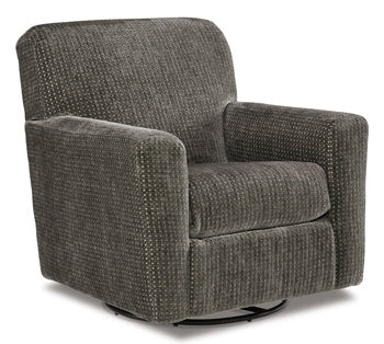 Herstow Swivel Glider Accent Chair - World Furniture Gallery (Newark, CA)