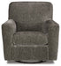 Herstow Swivel Glider Accent Chair - World Furniture Gallery (Newark, CA)