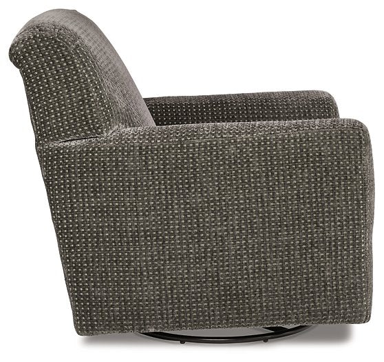 Herstow Swivel Glider Accent Chair - World Furniture Gallery (Newark, CA)