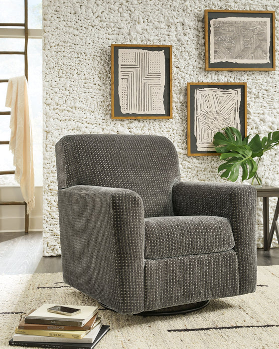 Herstow Swivel Glider Accent Chair - World Furniture Gallery (Newark, CA)