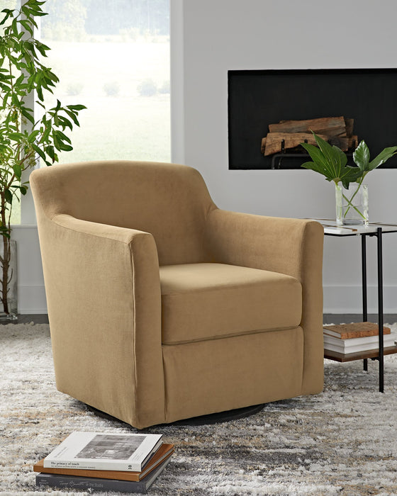 Bradney Swivel Accent Chair - World Furniture Gallery (Newark, CA)