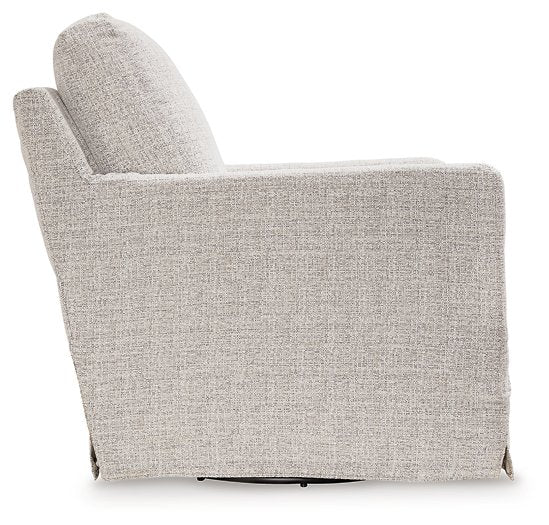 Nenana Next-Gen Nuvella Swivel Glider Accent Chair - World Furniture Gallery (Newark, CA)