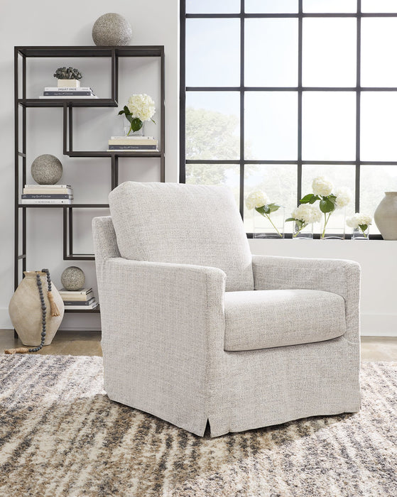 Nenana Next-Gen Nuvella Swivel Glider Accent Chair - World Furniture Gallery (Newark, CA)