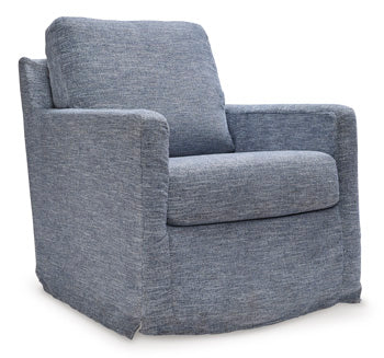 Nenana Next-Gen Nuvella Swivel Glider Accent Chair - World Furniture Gallery (Newark, CA)