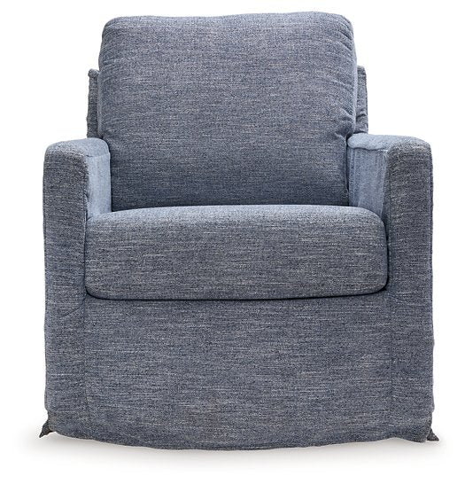 Nenana Next-Gen Nuvella Swivel Glider Accent Chair - World Furniture Gallery (Newark, CA)