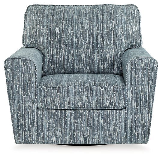 Aterburm Swivel Accent Chair - World Furniture Gallery (Newark, CA)