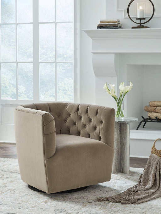 Hayesler Swivel Accent Chair - World Furniture Gallery (Newark, CA)