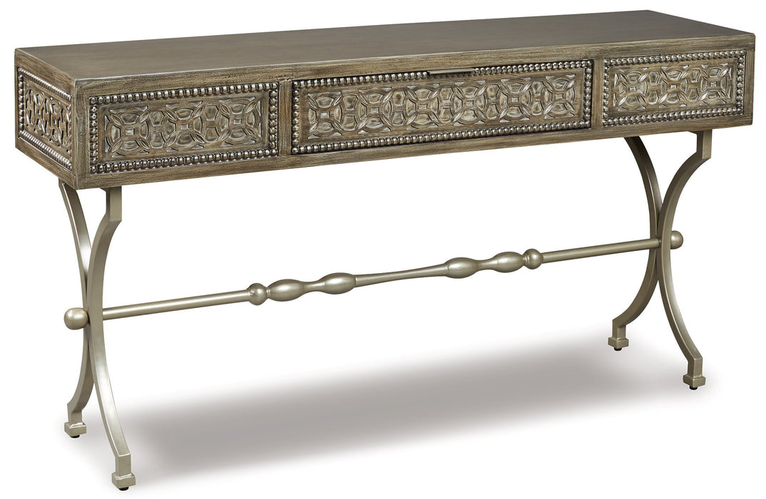 Quinnland Sofa/Console Table - World Furniture Gallery (Newark, CA)