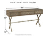 Quinnland Sofa/Console Table - World Furniture Gallery (Newark, CA)