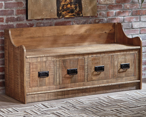 Garrettville Storage Bench - World Furniture Gallery (Newark, CA)