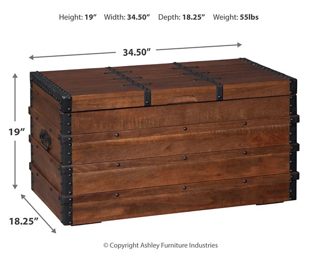 Kettleby Storage Trunk - World Furniture Gallery (Newark, CA)