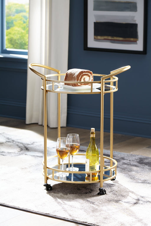 Wynora Bar Cart - World Furniture Gallery (Newark, CA)