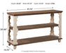 Alwyndale Sofa/Console Table - World Furniture Gallery (Newark, CA)