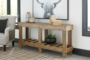 Susandeer Sofa/Console Table - World Furniture Gallery (Newark, CA)