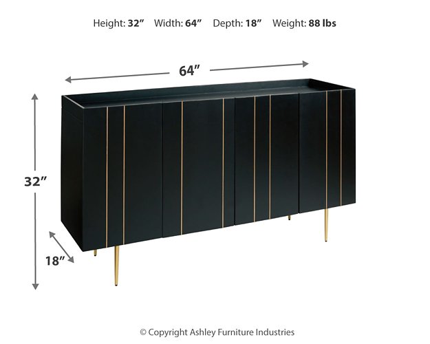 Brentburn Accent Cabinet - World Furniture Gallery (Newark, CA)