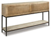 Roanley Sofa/Console Table - World Furniture Gallery (Newark, CA)