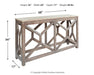 Lanzburg Sofa/Console Table - World Furniture Gallery (Newark, CA)