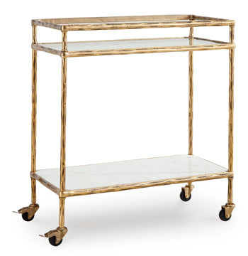 Plattfield Bar Cart - World Furniture Gallery (Newark, CA)