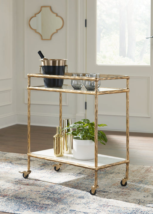 Plattfield Bar Cart - World Furniture Gallery (Newark, CA)