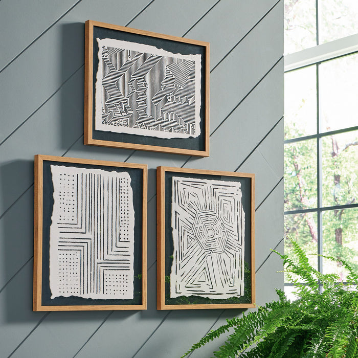 Wonderstow Wall Art (Set of 3) - World Furniture Gallery (Newark, CA)