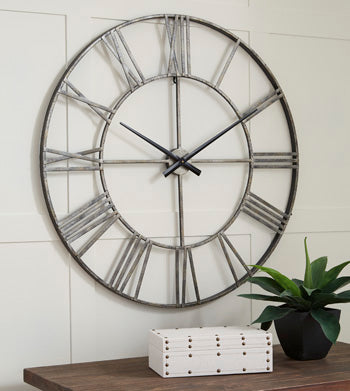 Paquita Wall Clock - World Furniture Gallery (Newark, CA)