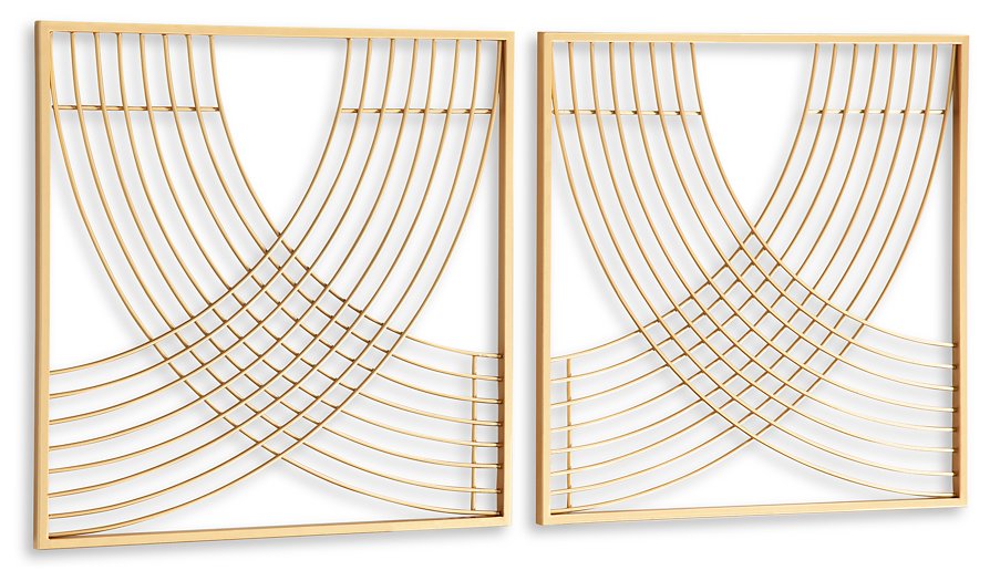 Dalkins Wall Decor (Set of 2) - World Furniture Gallery (Newark, CA)