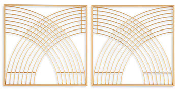 Dalkins Wall Decor (Set of 2) - World Furniture Gallery (Newark, CA)