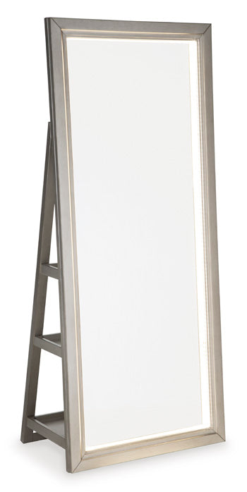 Evesen Floor Standing Mirror with Storage - World Furniture Gallery (Newark, CA)