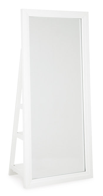 Evesen Floor Standing Mirror/Storage - World Furniture Gallery (Newark, CA)