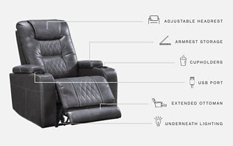 Composer Power Recliner - World Furniture Gallery (Newark, CA)