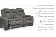 Next-Gen DuraPella Power Reclining Loveseat with Console - World Furniture Gallery (Newark, CA)