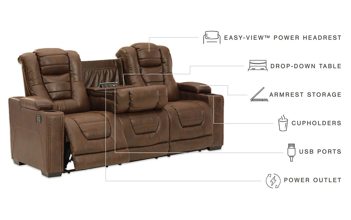 Owner's Box Power Reclining Sofa - World Furniture Gallery (Newark, CA)