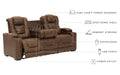 Owner's Box Power Reclining Sofa - World Furniture Gallery (Newark, CA)