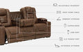 Owner's Box Power Reclining Sofa - World Furniture Gallery (Newark, CA)