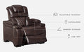 Warnerton Power Recliner - World Furniture Gallery (Newark, CA)