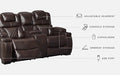 Warnerton Power Reclining Loveseat with Console - World Furniture Gallery (Newark, CA)